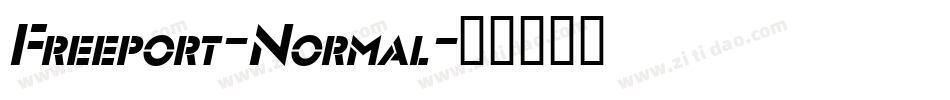 Freeport-Normal字体转换
