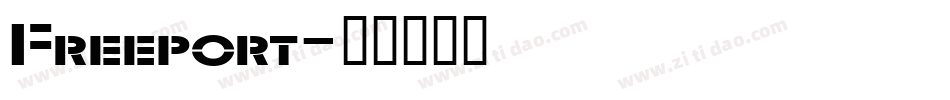 Freeport字体转换