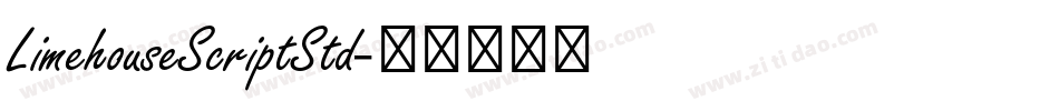 LimehouseScriptStd字体转换