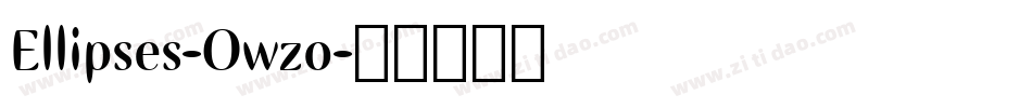 Ellipses-Owzo字体转换