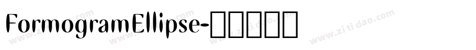FormogramEllipse字体转换