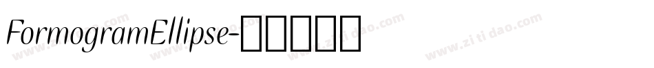 FormogramEllipse字体转换