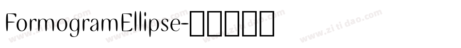 FormogramEllipse字体转换