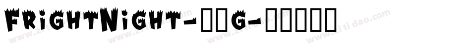 FrightNight-12g字体转换