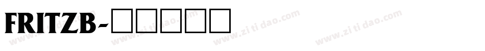 FRITZB字体转换