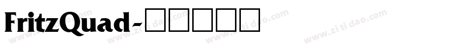 FritzQuad字体转换