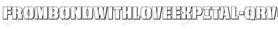 FromBondWithLoveExpItal-qrvq字体转换