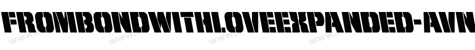 FromBondWithLoveExpanded-AVng字体转换