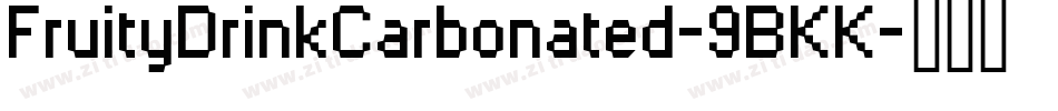 FruityDrinkCarbonated-9BKK字体转换