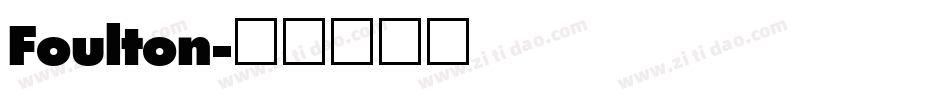 Foulton字体转换