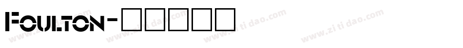 Foulton字体转换