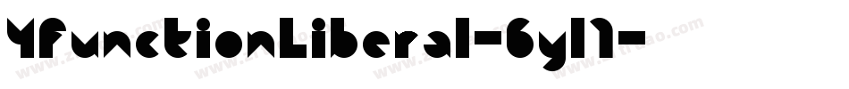 4FunctionLiberal-6yl1字体转换