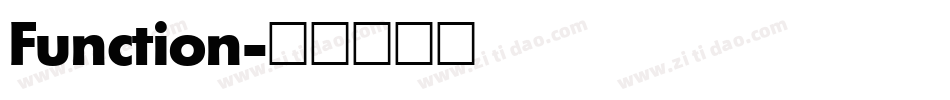 Function字体转换