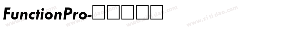 FunctionPro字体转换