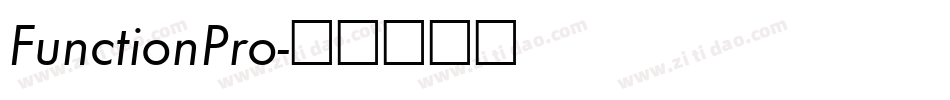 FunctionPro字体转换