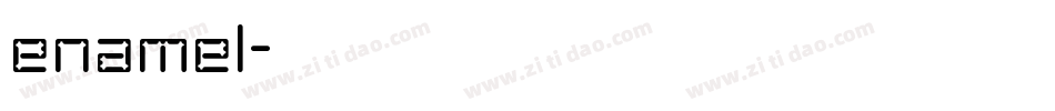enamel字体转换