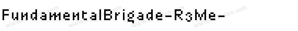 FundamentalBrigade-R3Me字体转换