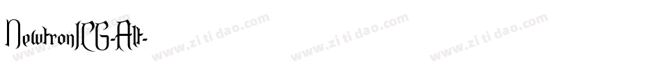NewtronICG-Alt字体转换