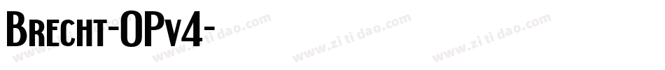 Brecht-0Pv4字体转换