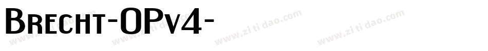 Brecht-0Pv4字体转换