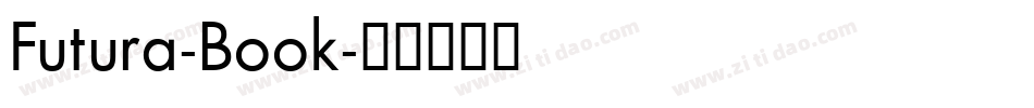 Futura-Book字体转换