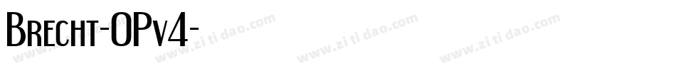 Brecht-0Pv4字体转换