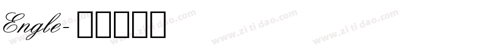 Engle字体转换