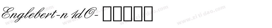 Englebert-n1dO字体转换