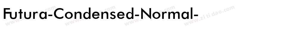 Futura-Condensed-Normal字体转换