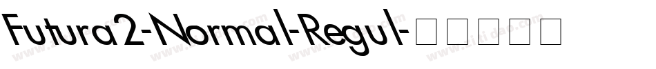 Futura2-Normal-Regul字体转换