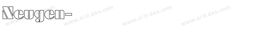 Neugen字体转换