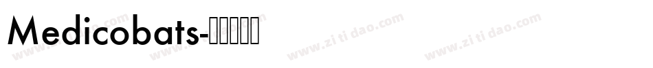 Medicobats字体转换