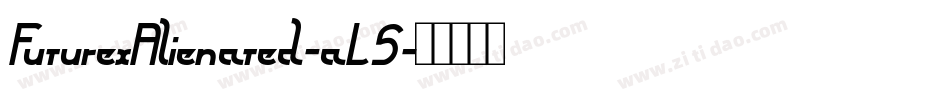 FuturexAlienated-aL5字体转换