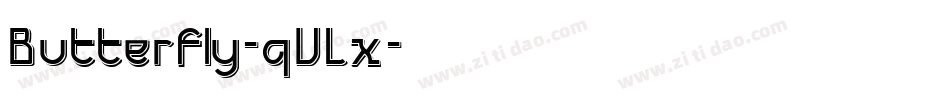 Butterfly-qVLx字体转换