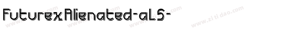 FuturexAlienated-aL5字体转换