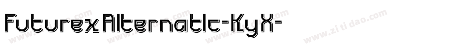 FuturexAlternatlc-KyX字体转换