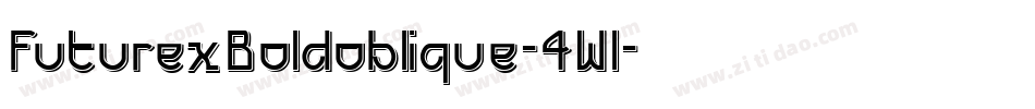 FuturexBoldoblique-4Wl字体转换