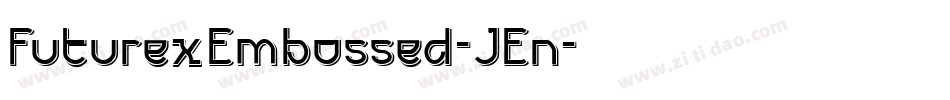 FuturexEmbossed-JEn字体转换