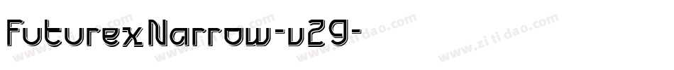 FuturexNarrow-v29字体转换