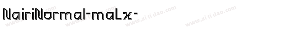 NairiNormal-maLx字体转换