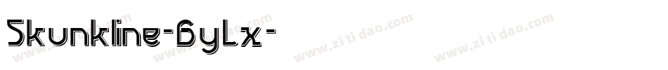 Skunkline-6yLx字体转换