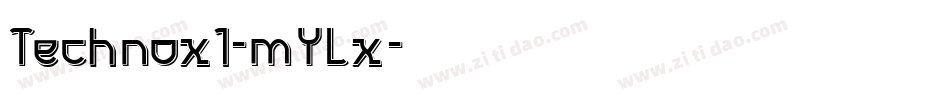 Technox1-mYLx字体转换