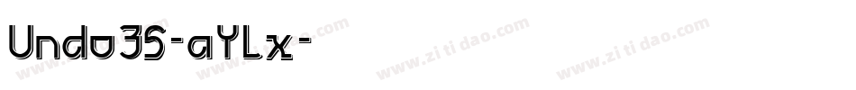 Undo35-aYLx字体转换