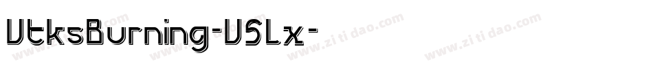 VtksBurning-V5Lx字体转换