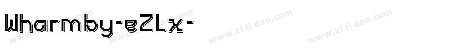 Wharmby-eZLx字体转换