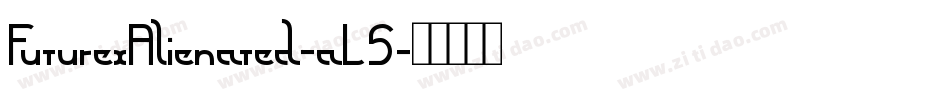 FuturexAlienated-aL5字体转换