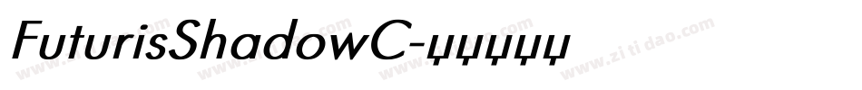 FuturisShadowC字体转换