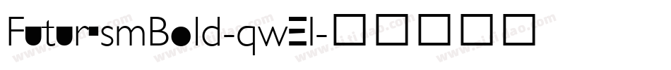 FuturismBold-qwE1字体转换