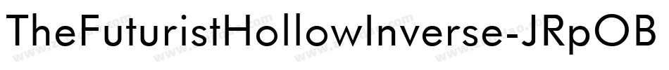 TheFuturistHollowInverse-JRpOB字体转换