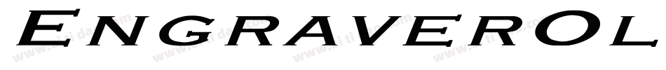 EngraverOldsty205BT-BoldItalic字体转换
